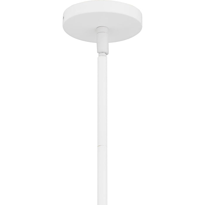 Quoizel Lumi 3Light Pendant, Matte White/Metal