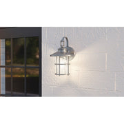 Quoizel Lombard 1 Light 12" Outdoor Lantern, AB Aluminum