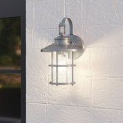 Quoizel Lombard 1 Light 12" Outdoor Lantern, AB Aluminum