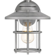 Quoizel Lombard 1 Light 12" Outdoor Lantern, AB Aluminum