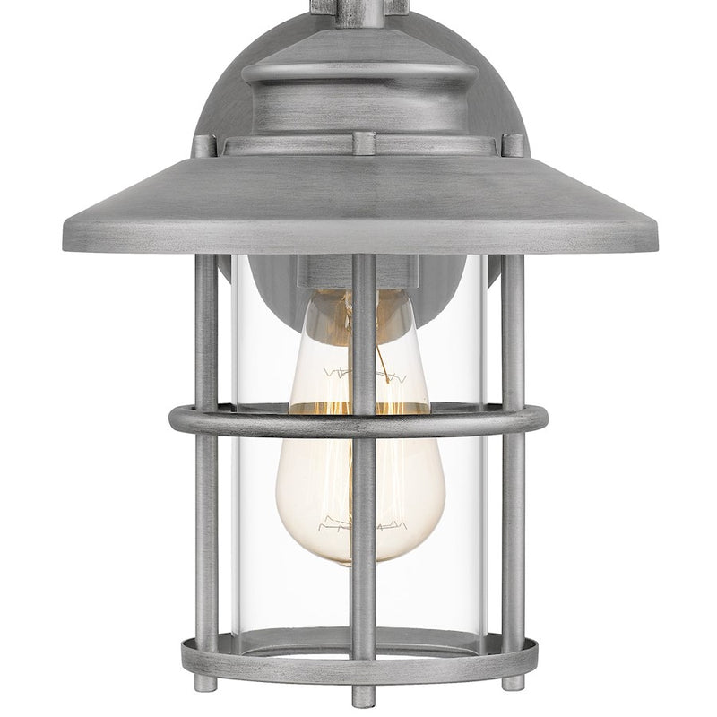 Quoizel Lombard 1 Light 12" Outdoor Lantern, AB Aluminum