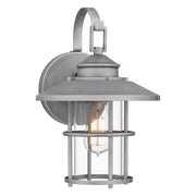 Quoizel Lombard 1 Light 14" Outdoor Lantern, AB Aluminum