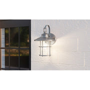 Quoizel Lombard 1 Light 14" Outdoor Lantern, AB Aluminum