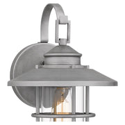 Quoizel Lombard 1 Light 14" Outdoor Lantern, AB Aluminum