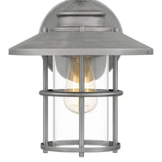 Quoizel Lombard 1 Light 14" Outdoor Lantern, AB Aluminum