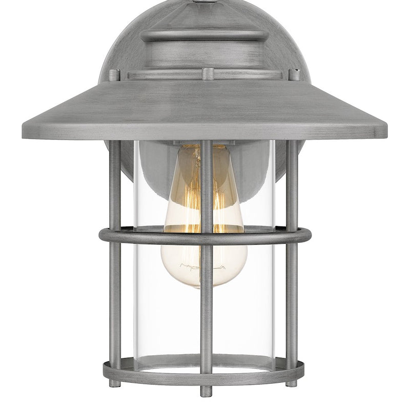 Quoizel Lombard 1 Light 14" Outdoor Lantern, AB Aluminum