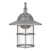 Quoizel Lombard 1 Light 16" Outdoor Lantern, AB Aluminum