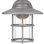 Quoizel Lombard 1 Light 16" Outdoor Lantern, AB Aluminum