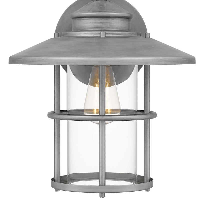 Quoizel Lombard 1 Light 16" Outdoor Lantern, AB Aluminum