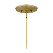 Quoizel Lottie 9 Light Chandelier, Aged Brass