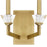 Quoizel Lottie 2 Light Wall Sconce, Aged Brass