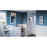 Quoizel Landry 3 Light Bath, Satin Brass
