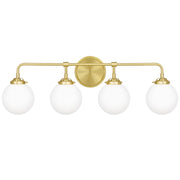 Quoizel Landry 4 Light Bath, Satin Brass