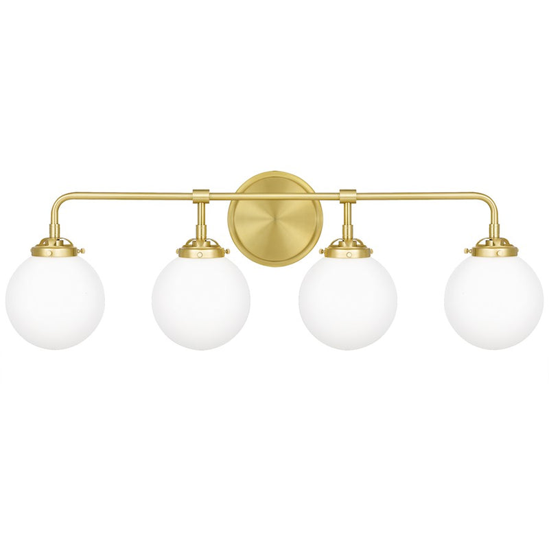 Quoizel Landry 4 Light Bath, Satin Brass