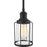 Quoizel Ludlow 1 Light Mini Pendant, Earth Black