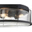 Quoizel Ludlow 3 Light Flush Mount, Earth Black
