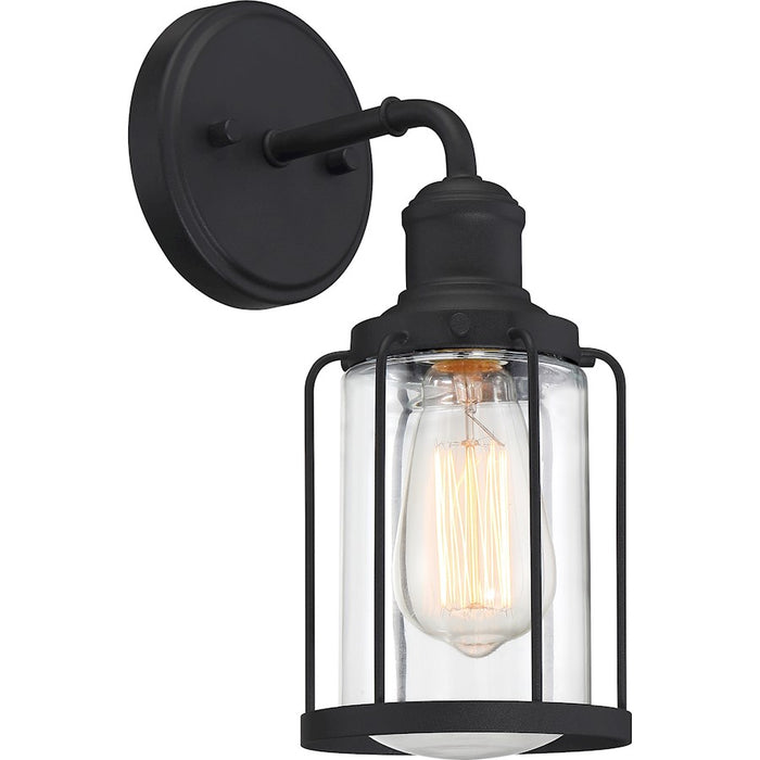 Quoizel Ludlow 1 Light Wall Sconce, Earth Black