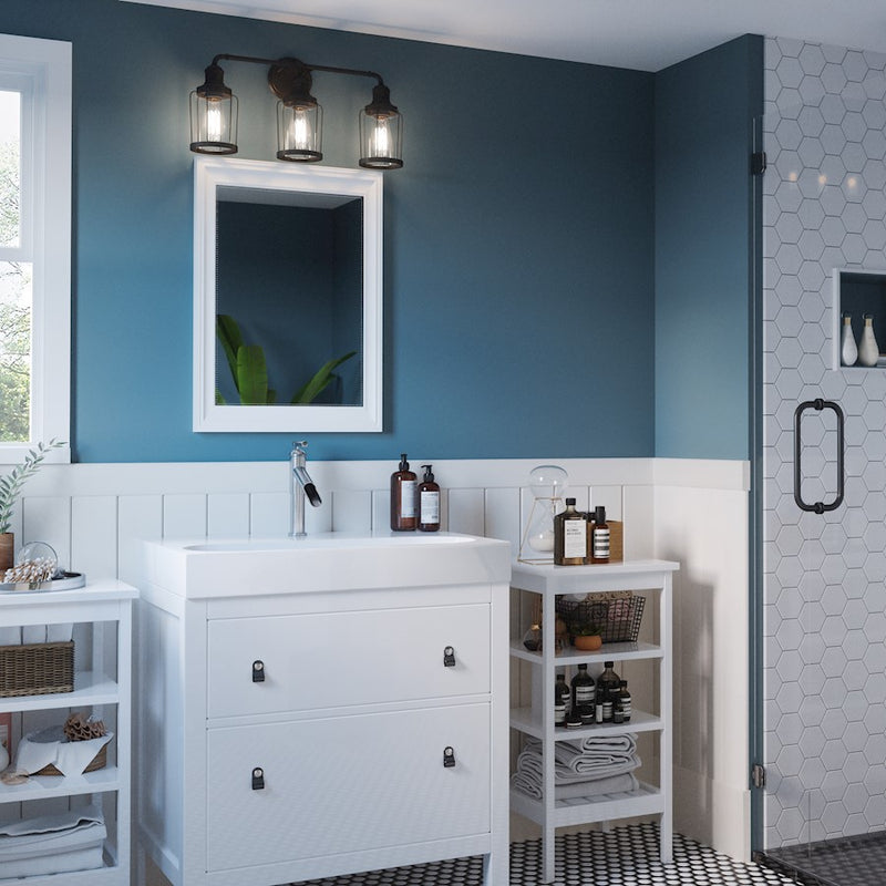 Quoizel Ludlow Bath Light, Earth Black