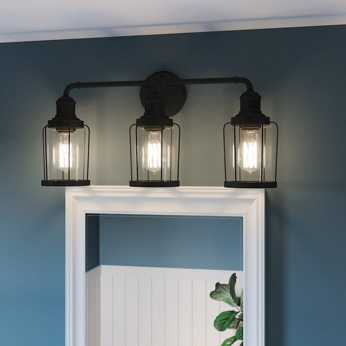 Quoizel Ludlow Bath Light, Earth Black