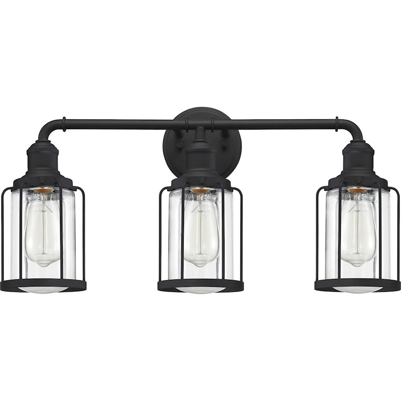 Quoizel Ludlow Bath Light, Earth Black