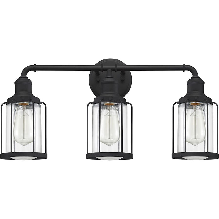 Quoizel Ludlow Bath Light, Earth Black