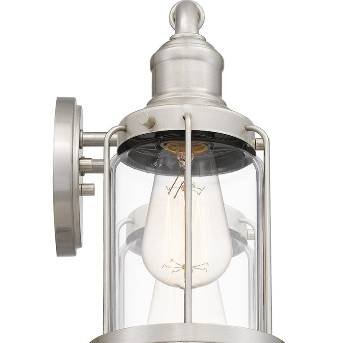 Quoizel Ludlow 4 Light Bath Light, Brushed Nickel/Clear