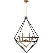 Quoizel Louvre 8 Light Chandelier, Western Bronze