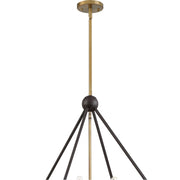 Quoizel Louvre 8 Light Chandelier, Western Bronze