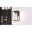 Quoizel Longwood 1 Light Outdoor Lantern, Black/Clear Hammered