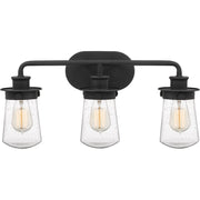 Quoizel Lewiston Bath 3 Light, Grey Ash