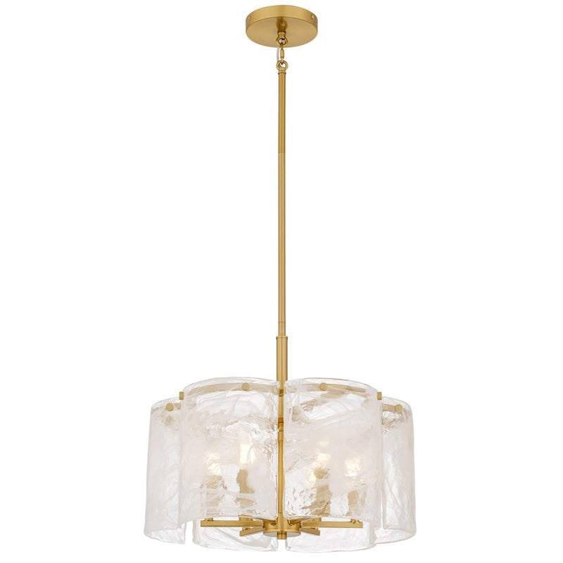 Quoizel Maisie 6-Lt 18" Brushed Gold Pendant, Brushed Gold - MAI2818BRG