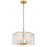 Quoizel Maisie 6-Lt 18" Brushed Gold Pendant, Brushed Gold - MAI2818BRG