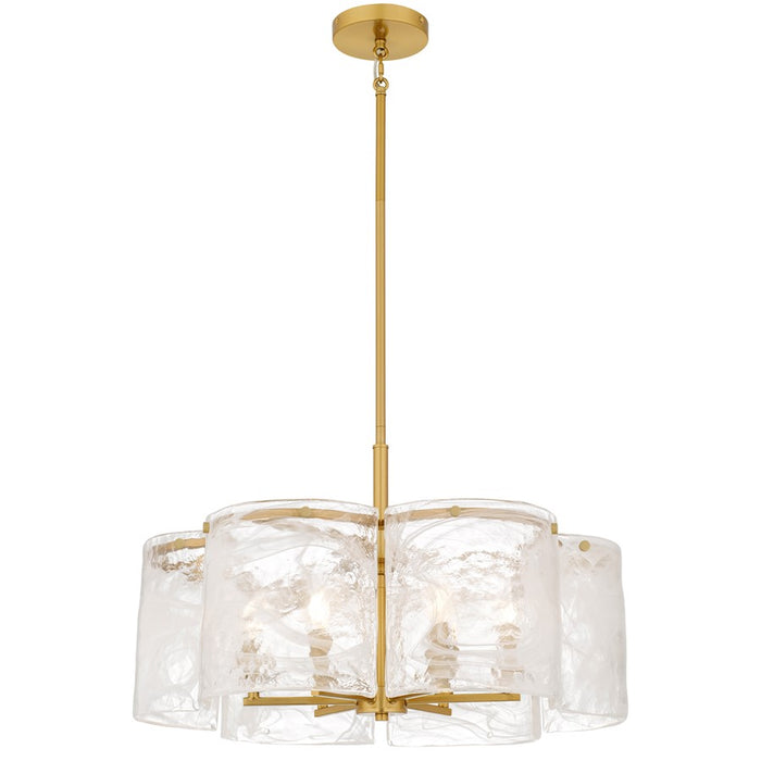 Quoizel Maisie 6-Lt Brushed Gold Pendant, Brushed Gold - MAI2824BRG