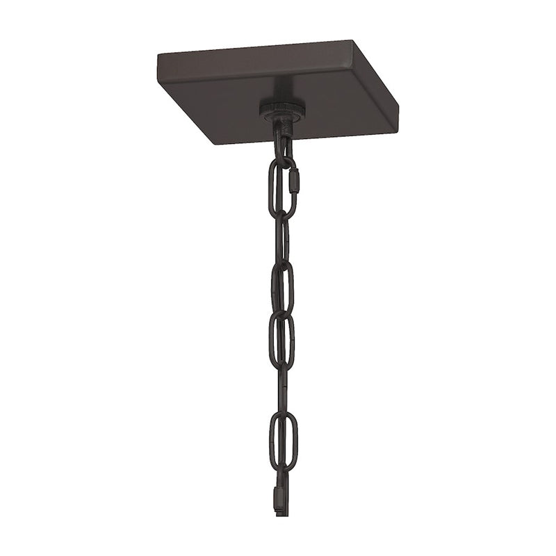 Quoizel Manning 3 Light Outdoor Hanging Lantern, Western Bronze