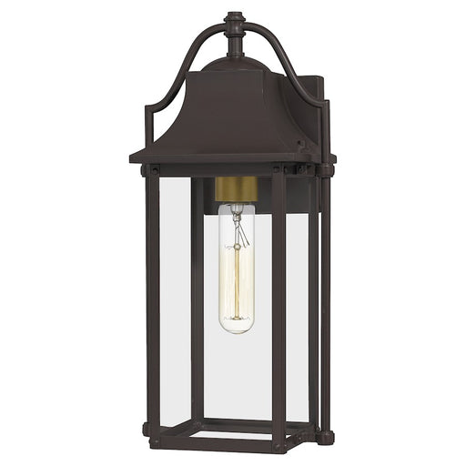 Quoizel Manning 1 Light Outdoor Wall Lantern, Western Bronze