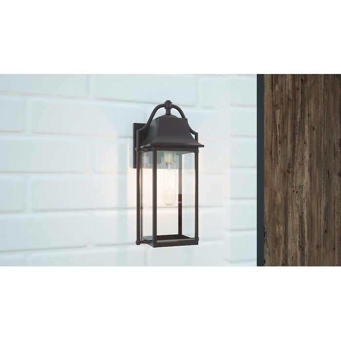 Quoizel Manning 1 Light Outdoor Wall Lantern, Western Bronze
