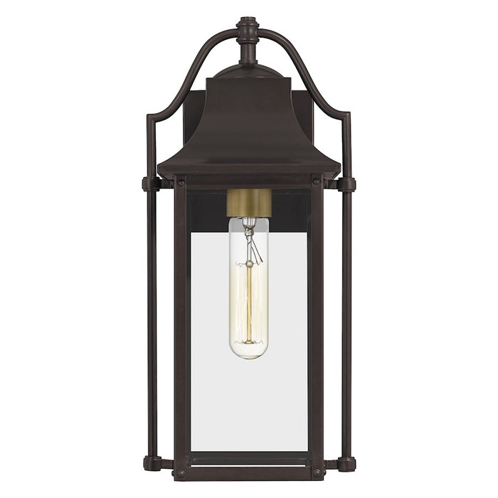 Quoizel Manning 1 Light Outdoor Wall Lantern, Western Bronze