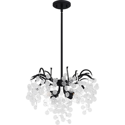 Quoizel Maple 4 Light Pendant, Earth Black - MAP2820EK