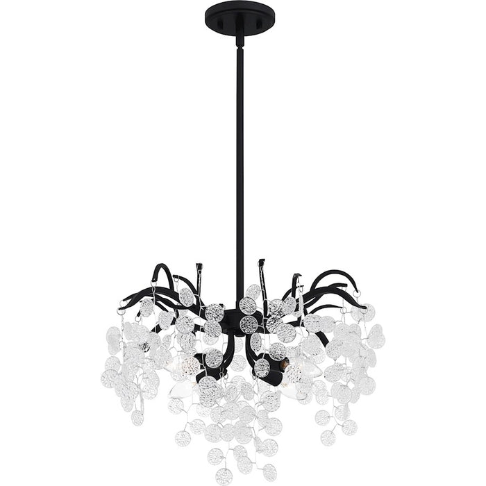 Quoizel Maple 4 Light Pendant, Earth Black - MAP2820EK