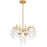 Quoizel Maple 4 Light Pendant, Gold Leaf