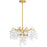 Quoizel Maple 4 Light Pendant, Gold Leaf