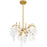 Quoizel Maple 4 Light Pendant, Gold Leaf