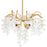 Quoizel Maple 4 Light Pendant, Gold Leaf