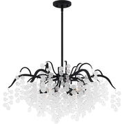 Quoizel Maple 6 Light Chandelier, Earth Black - MAP5028EK