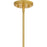 Quoizel Maple 6 Light Chandelier, Gold Leaf