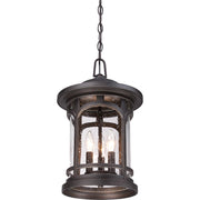 Quoizel Marblehead 11in 3-Light Outdoor Lantern | Coastal Palladian Bronze and Clear Seedy Glass | Front Porch & Entryway | Model MBH1911PN