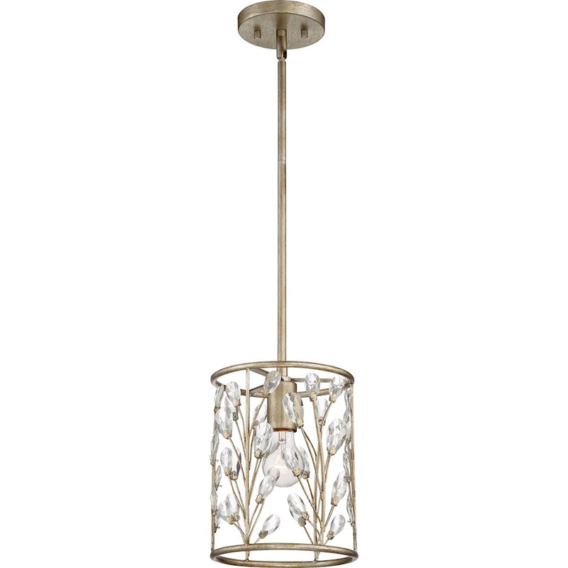 Quoizel Meadow Lane Mini Pendant, Vintage Gold