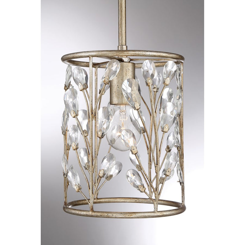 Quoizel Meadow Lane Mini Pendant, Vintage Gold