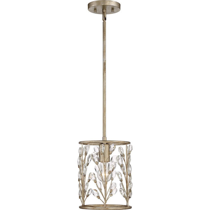 Quoizel Meadow Lane Mini Pendant, Vintage Gold