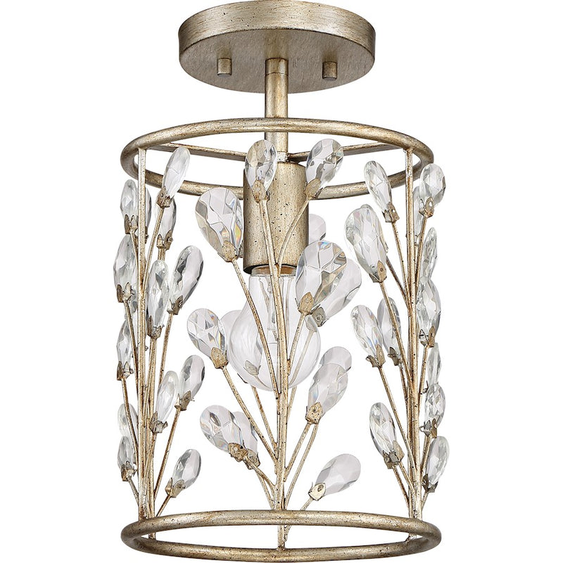 Quoizel Meadow Lane Mini Pendant, Vintage Gold